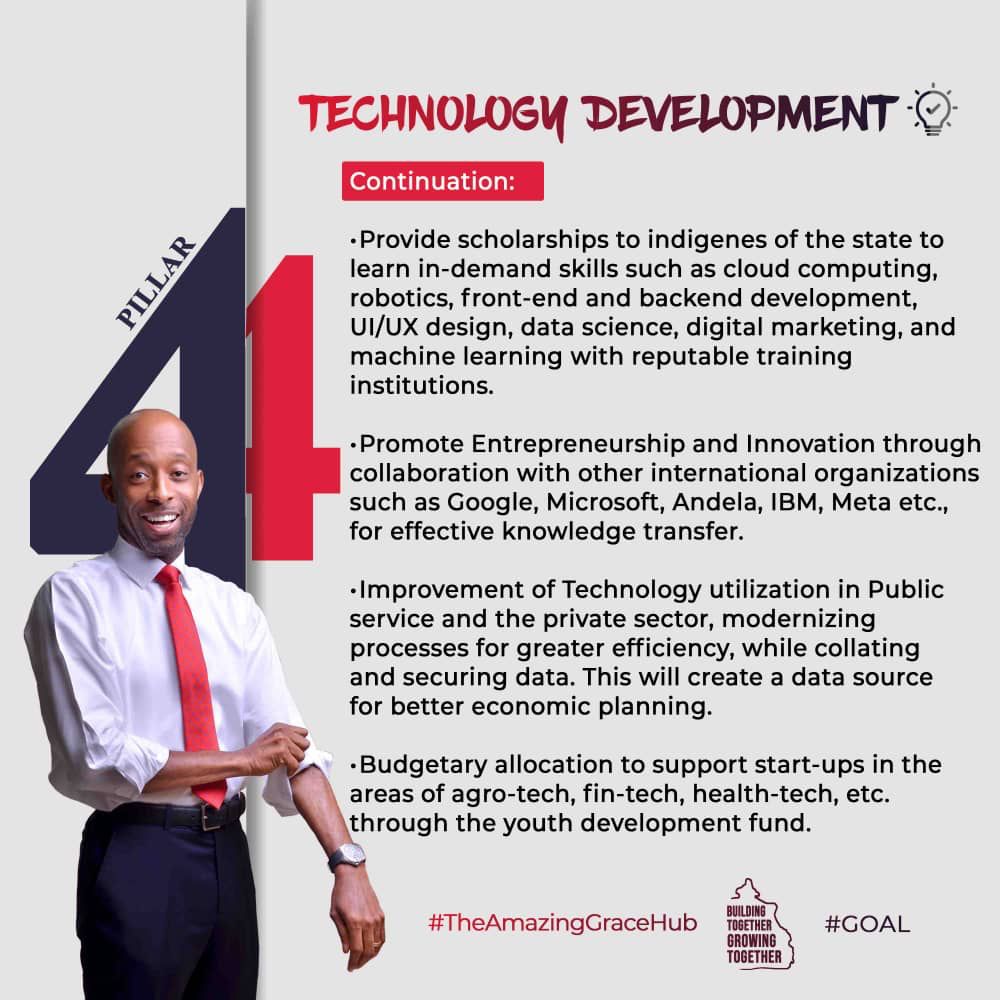 ilexdan's tweet photo. @LukeOnofiok's GOAL Proposition 

Pillar 4 - Technology Development 

#AkwaIbomTwitter
#Pillars 
#GOAL
#BuildingtogetherGrowingtogether 
#TheFuture 
#TheBestFootForward 
#ReadyToServe https://t.co/DJXCOPnRTU