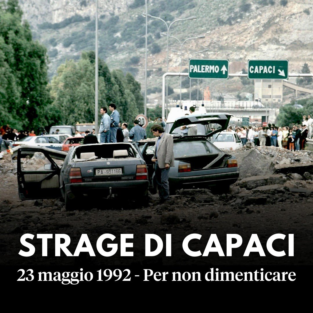 trent’anni fa l’Italia viveva una delle pagine più buie della sua storia recente: la strage di Capaci, ad opera di Cosa Nostra.

Per non dimenticare mai Giovanni Falcone, la moglie Francesca Morvillo, gli agenti della scorta Vito Schifani, Rocco Dicillo e Antonio Montinaro.