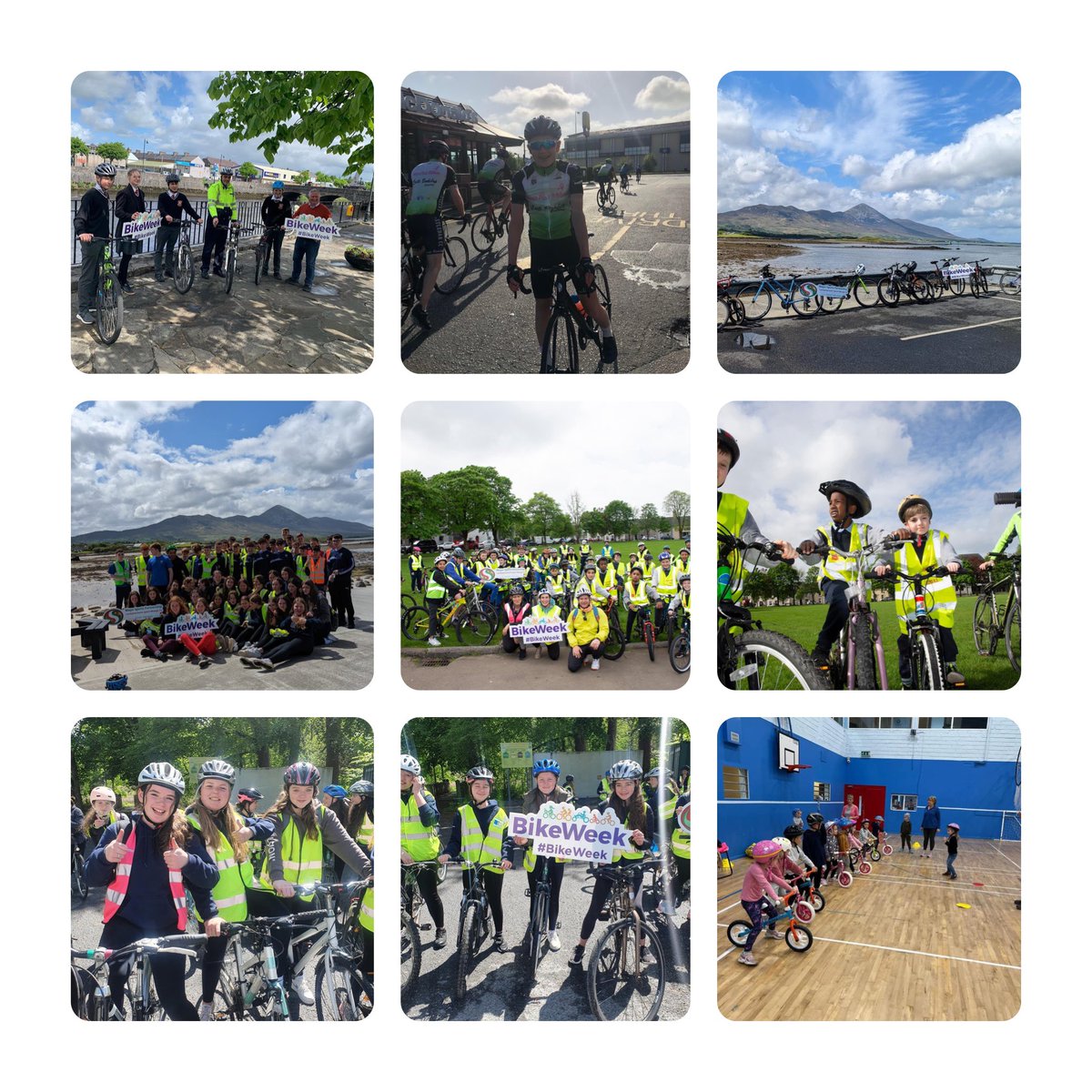 MayoSport1's tweet photo. What a #bikeweek2022 !! Well done to everyone that #clickintogear. This is only the beginning of your cycling journey. We look forward to seeing more people getting out and active on their bikes in 2022.
#bikeweekmayo
@tfismartertravel @sportireland https://t.co/zC9NTq1hkV https://t.co/uWuyrgQFGp