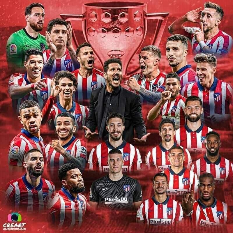 PENALFREDOSAN48's tweet photo. Buenos días familia Atlética.
2 años Campeones de liga 
2 años Subcampeón
6 años terceros.
Ole Ole Cholo Simeone.
Prensa Tóxica.
Árbitros lo de siempre. https://t.co/TrlJQur5C0