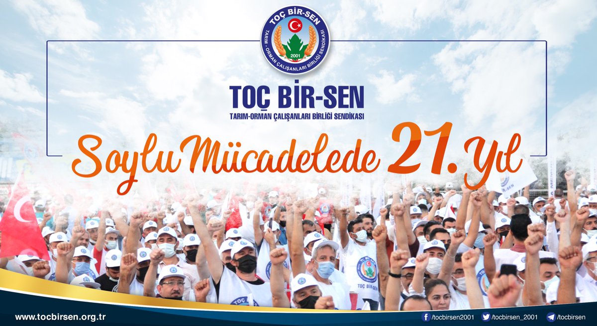 Nice 21 Yıllara…

Hakkı, hakikati, emeği ve insan onurunu önceleyen, tüm insani ve vicdani hareketlerde sorumluluk üstlenen, sendikal mücadelenin, kazanımların ve örgütlü gücün adresi, Tarım-Orman Çalışanlarının gür sesi #TocBirSen21Yasında