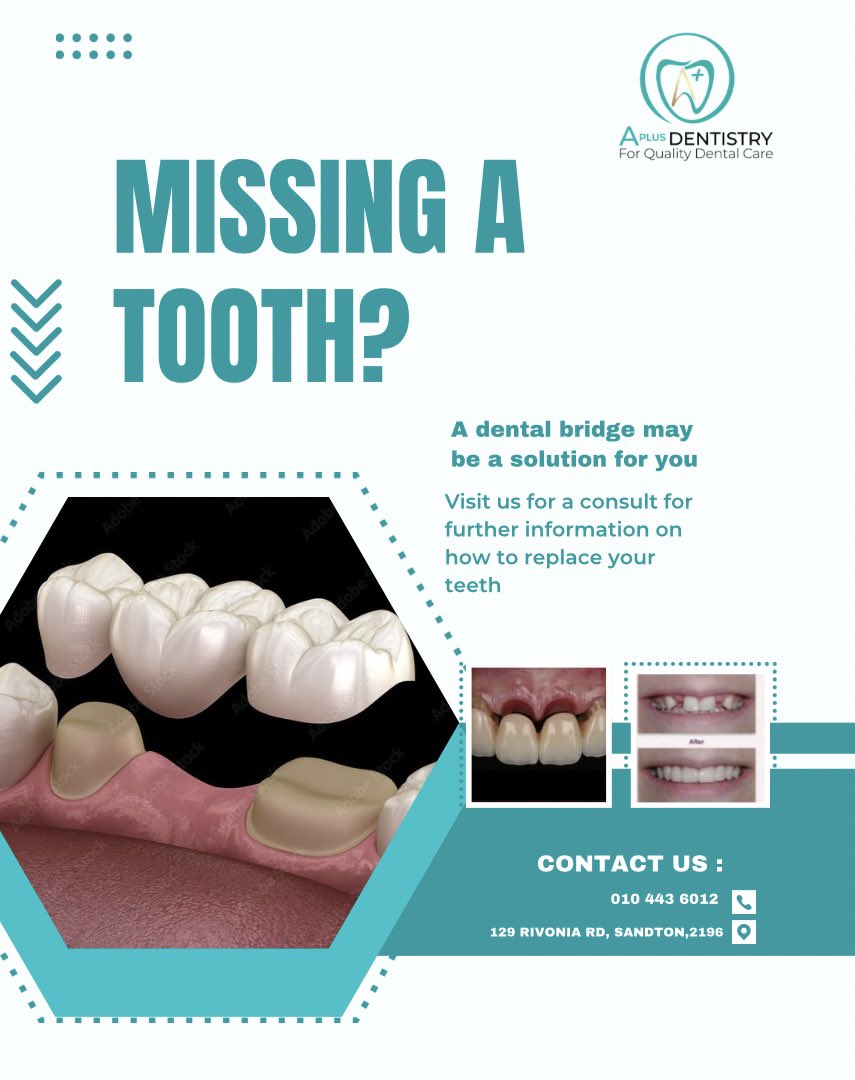aplusdentistry_'s tweet photo. Let us help you get your confidence back. Book an appointment with us on 010 443 6012.
  We are at The Marc Medical Suites,Sandton https://t.co/95VKEaZhJE