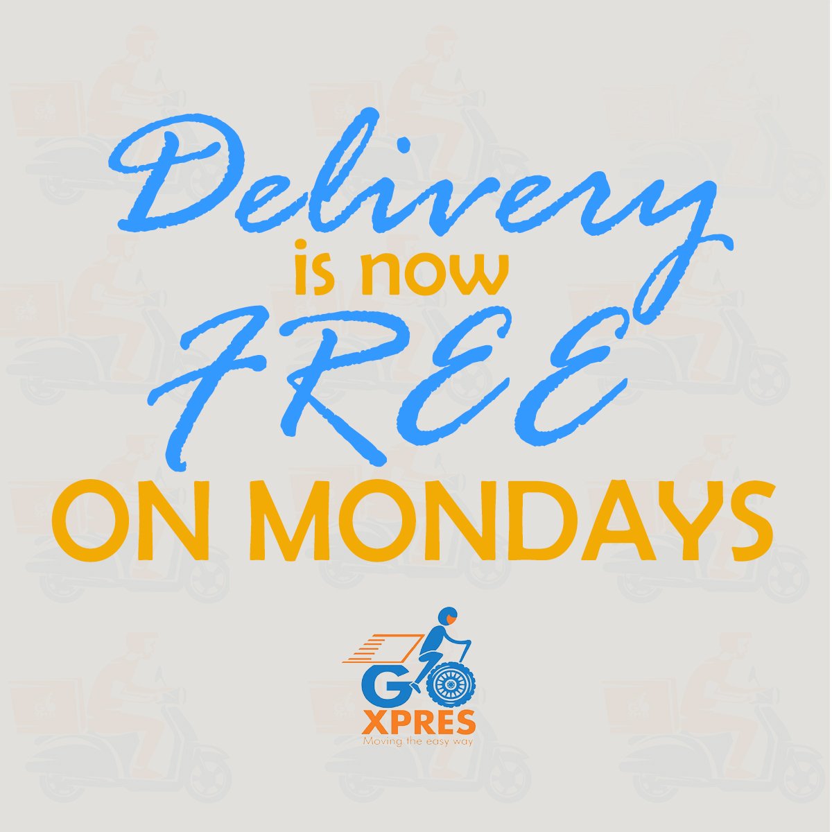 goxpres's tweet photo. Are you a small business owner selling online?. Tap into the GoXpres delivery network and get free deliveries every Monday.

T&amp;C apply. https://t.co/l5wEJsqziV