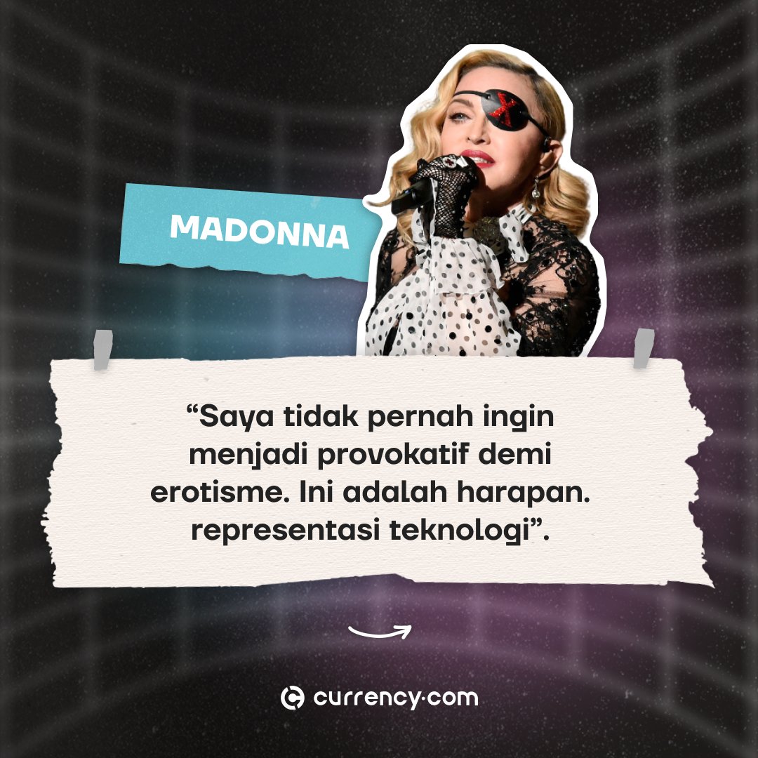 currencycom1id's tweet photo. NFT animasi Madonna dan #Beeple dirilis di platform #superrare #NFT pada 11 Mei 2022 dengan harga mulai dari ETH0.00035774 atau $1. Semua karya disusun dengan Scan 3D Madonna yang dikerjakan oleh Madonna dan Beeple dengan desain suara oleh Sasha Kasiuha.

#NFTs #NFTCommunity https://t.co/7E5siJzbuC