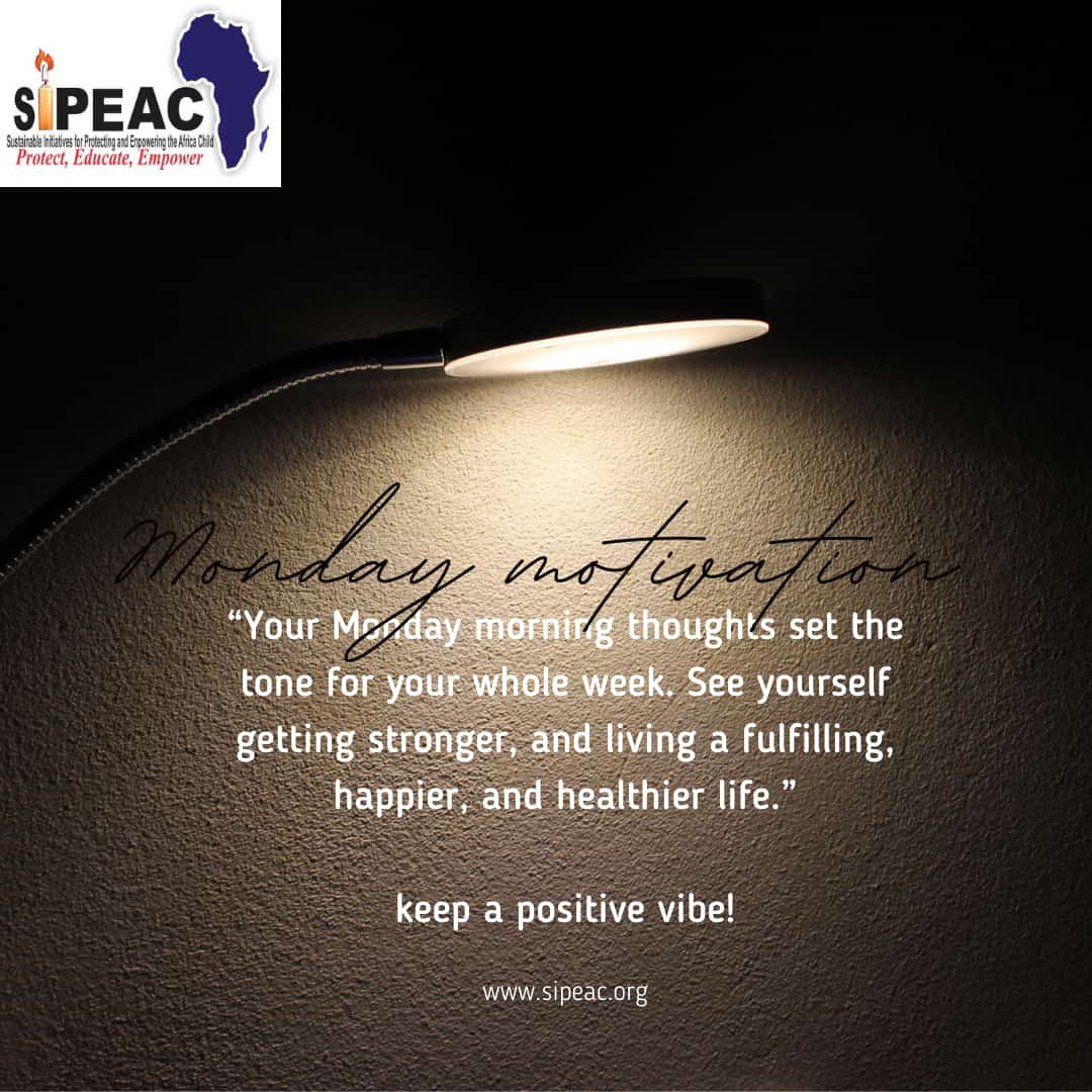 SIPEAC1's tweet photo. “Your Monday morning thoughts set the tone for your whole week. See yourself getting stronger, and living a fulfilling, happier and healthier life.”

Keep a positive vibe https://t.co/eNgLec2Kjz