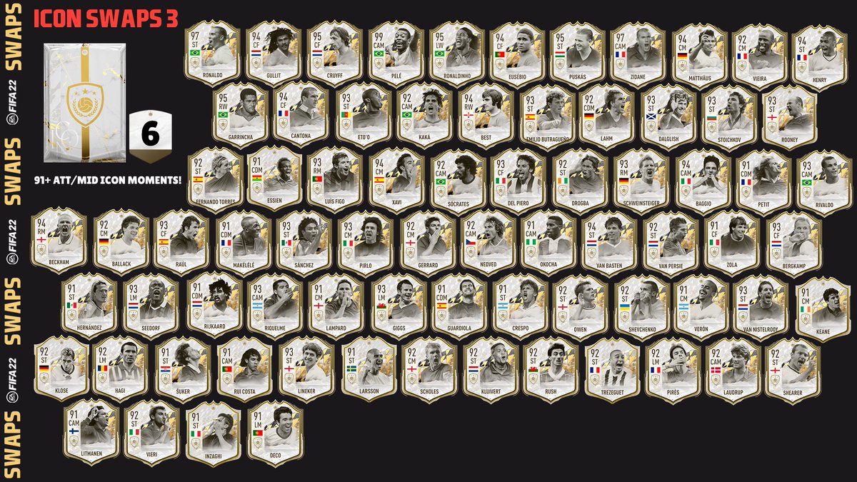 Conan_GW's tweet photo. 🚨Recompensas de ICON SWAPS 3🚨 PT.1
Como todos saben hoy salen los 9 tokens restantes...
Aquí les dejo lo que puede salir...
UN❤️Y RT🔄 PARA QUE LLEGUE A MÁS GENTE🫡
#iconswaps3 #fifa22 #fifa #iconswaps #fut #fifaut
⬇️⬇️⬇️⬇️⬇️⬇️ https://t.co/ACmbY2Hme5
