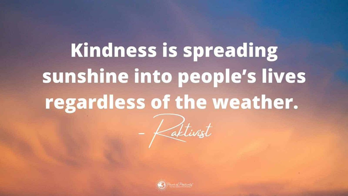 KerryEldridge1's tweet photo. Monday’s thought of the day #KindnessMatters #KindPositiveSocialCare #KindPositiveNHS #MondayMotivation https://t.co/IsEHg2tVKZ