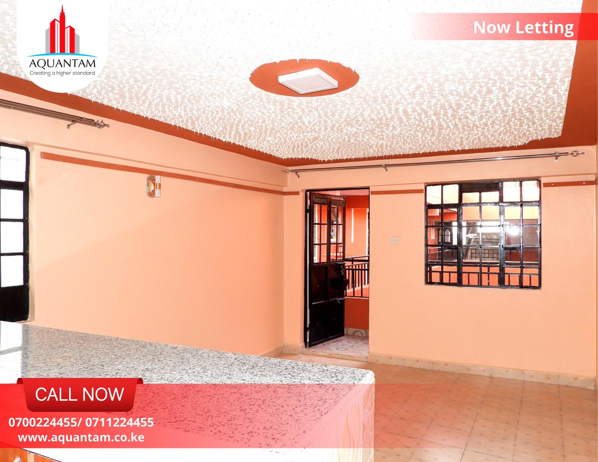 AquantamGroup's tweet photo. 🔴Exquisite 🔴Newly Built 🔴Spacious 1&2 Bedrooms, Studio apartments to let
☎️ 0700 224455/ 0711224455
Rents
1 bedrooms | Kes 18K
2 bedrooms | Kes 23K
2 bedroom master ensuite 30k
Location
Ruiru Kamakis near Greenspot Gardens Area
#Aoko #Weta #Operationmchelle #Bigfish #Kesses https://t.co/m8dRhmAQ2s