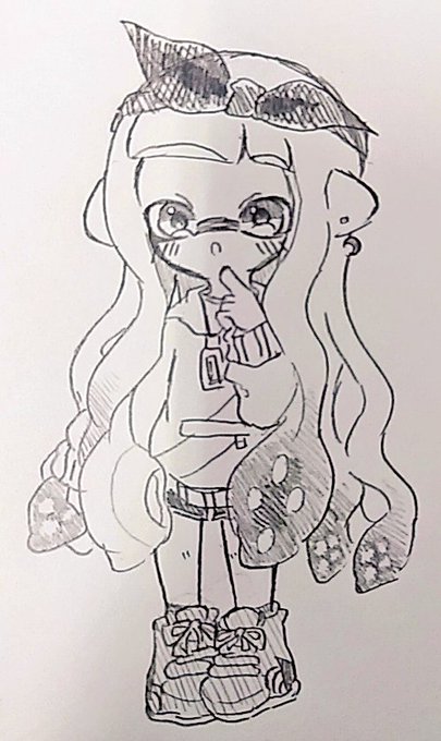 マイイカの後ろげそ長くするのもかわいいかもしれん🦑 