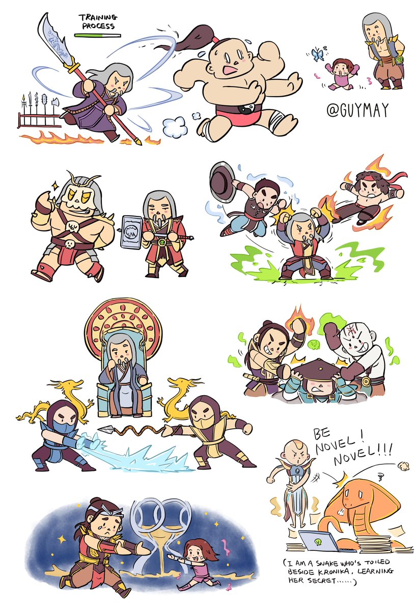 Life of an old Sorcerer🤭
#mortalkombat #Shangtsung #Shaokhan #Kronika #goro #Liukang #Kunglao #shaolinmonks #Scorpion #subzero #Raiden #Quanchi #deadlyalliance #Mileena #fanart #chibi #caryhiroyukitagawa #netherrealmstudios #sorcerer #guandao