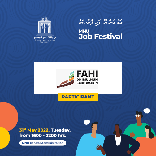 MNUedu's tweet photo. FDC is a 100% state-owned company established by the Government of the Republic of the Maldives, with the primary objective of providing social housing to the citizens of Maldives.

Visit #MNUJobFestival to learn more about the career opportunities available at @FahiDhiriulhun. https://t.co/IBukEf3PSP