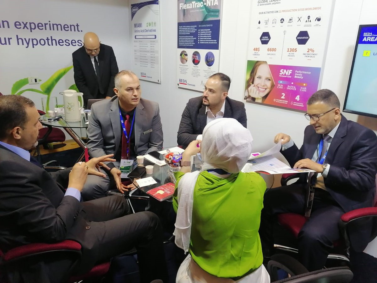REDACHEMICALS's tweet photo. #DETEX 2022: First-day clicks!
We look forward to seeing you at the Kempinski Hotel in Amman, Jordan! Visit our stand R6 and learn about our advanced solutions for #detergents, #homecare, and #personalcare.
#WeAreREDA #specialtychemicals https://t.co/4BaqqJUiIb