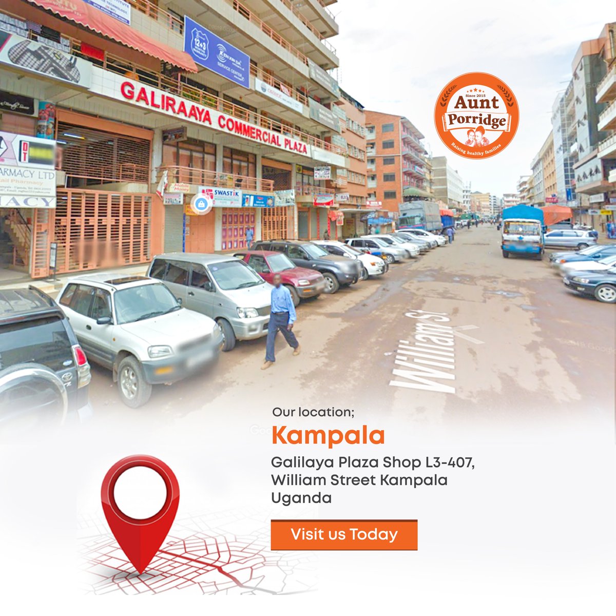 AuntPorridge's tweet image. We have an outlet in Kampala on Galilaaya Plaza Shop L3-403 William Street.
Visit us today.
#auntporridge #healthyfood #nutrition #diet