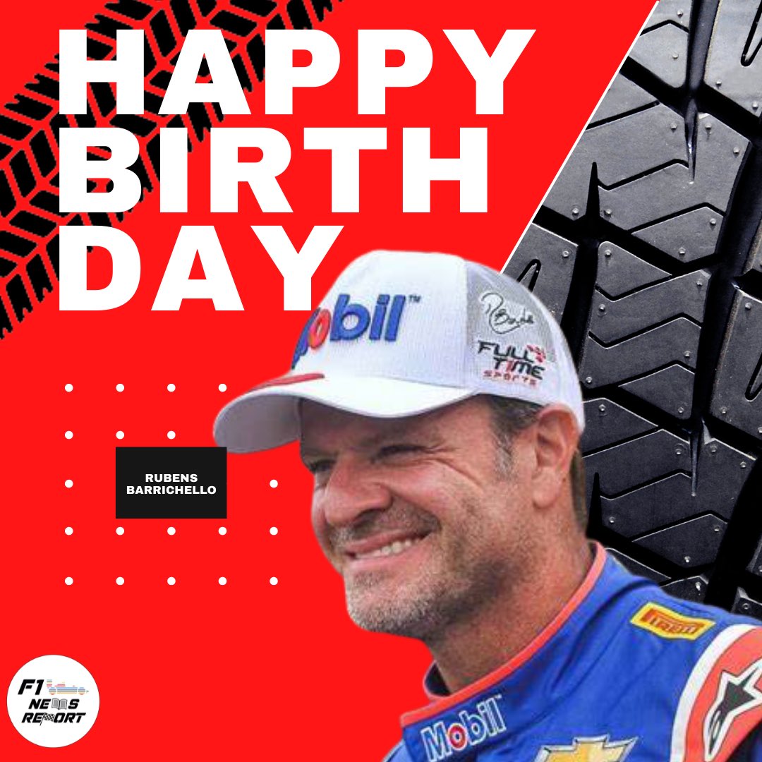   Joyeux 50ème Anniversaire Rubens Barrichello!   Happy 50th Birthday Rubens Barrichello!  