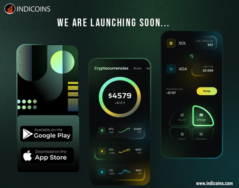 Indicoins mobile app releasing soon. Happy trading with us  #indicoinsexchange #indicoins #cryptoexchangeindia #cryptoexchange #zerofeesexchange #fencoin #bitcel #beldex #tron #pttn #mbt #eaglestar