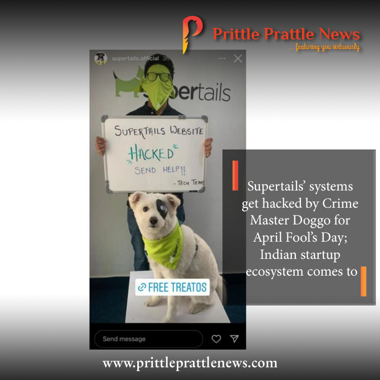 prittle_prattle's tweet photo. Supertails’ systems get hacked by Crime Master Doggo for April Fool’s Day; Indian startup ecosystem comes to rescue
@Supertails #System #hacked #CrimeMaster #doggo #AprilFoolsDay
#startup #ecosystem #comes #rescue
https://t.co/qLzHkKXOTL
https://t.co/xJNY9h0HzC https://t.co/4FYkCiFnPt