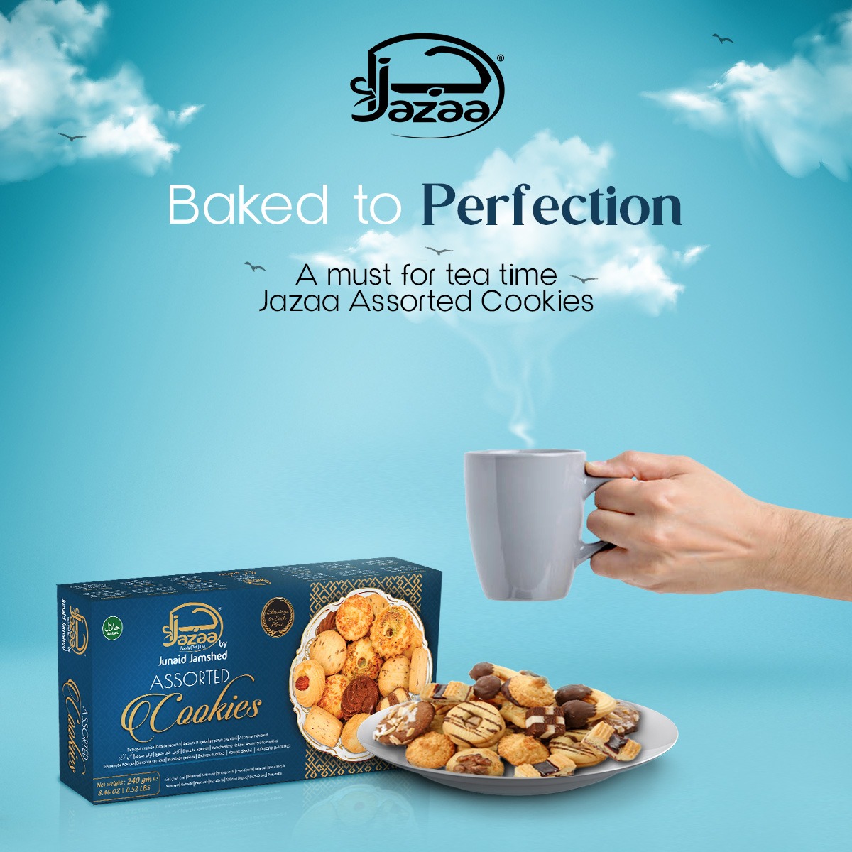 jazaaglobal's tweet photo. Ab chai ka mazaa aur bhi khaas, try karein Jazaa ki assorted cookies!
#Jazaa #JazaaGlobal #AssortedCookies #Snacks https://t.co/qTjqZs5Lxi
