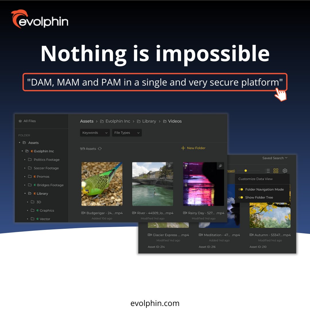 evolphin's tweet photo. Multiple applications in one awesome platform, Evolphin Zoom 8

For more details please visit our website: 🌐 https://t.co/r7xAuwoDVt

#secureplatform #DAM #MAM #digitalasset #mediaasset #nothingisimpossible #artificialintelligence #ai #machinelearning #cloudsolution #future https://t.co/fwlw9WAyy8