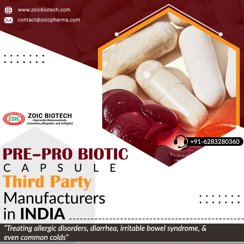 ZOIC BIOTECH is the Best Third Party Manufacturer in India.
We have a wide range of products available for bulk orders. CONTACT Zoic Biotech for more information!
.
.
.
Call us now on +91-6283280360 
.
#thirdparty #ThirdPartyManufacturing #capsules #allergicdisorders #diarrhea