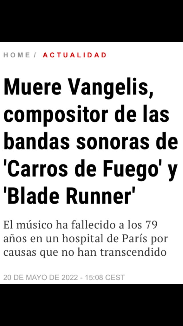 Sus creaciones musicales fueron brutales !! RIP a un maese !!