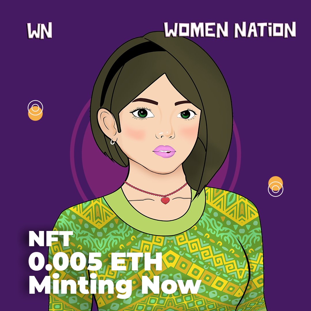 wnworld_nft's tweet photo. https://t.co/UWDWvqHeXX
Mint Now and enter in 0.07 ETH NFT Giveaway
➡️How to Enter in Giveaway
🔸Mint your Women Nation NFT
🔸RT &amp; ❤️ 
🔸Tag your 2 Friends

#NFTCommunity  #NFTshill  #nft #nftart #NFTGiveaways #Giveaways #women #WomeninNFTs #NFTProject #Ethereum #cryptocurrency https://t.co/z0AEhqy0di