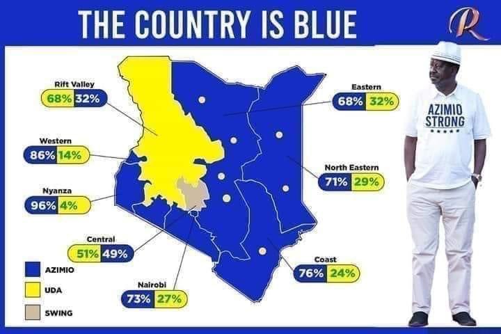 JunetMohamed's tweet photo. Fading yellow patches on a blue canvas. @makaumutua #AzimioLaUmoja #BabaNaMartha https://t.co/zMx9USQORi