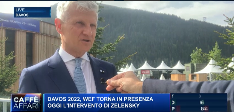 #WEF2022, <a href="/andrea_illy/">Andrea Illy</a>, presidente di <a href="/illycaffe/">illycaffè</a>, ai nostri 🎙️da #Davos: "Nel breve, la guerra può allontanarci dalla transizione energetica, ma nel medio periodo ci spinge verso la sovranità energetica"

#Davos2022