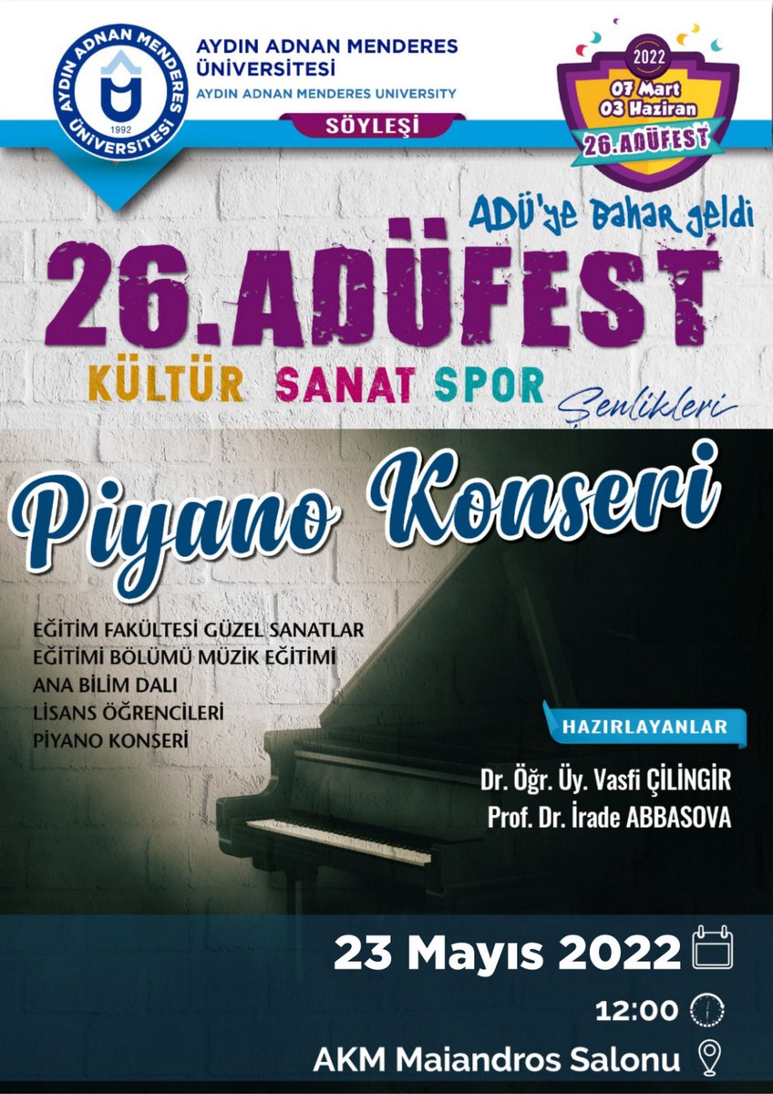 ADÜ Eğitim Fakültesi (@aduegitim) on Twitter photo 