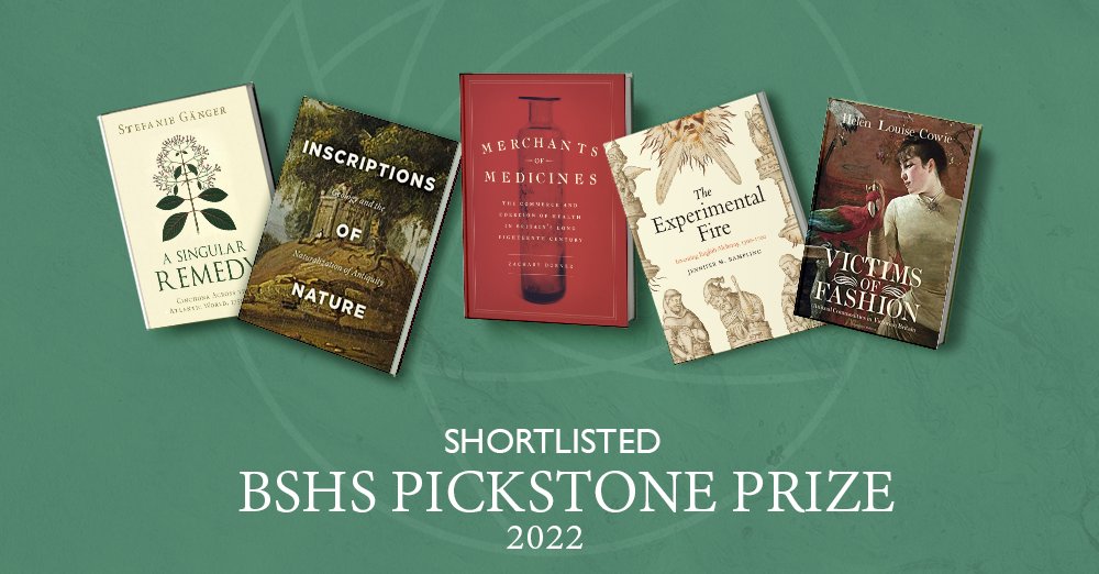 @BSHSNews  PICKSTONE PRIZE shortlist! Fantastic contributions to the literature from @PratikChakrab, Helen Cowie, @ZPDorner, Stephanie Ganger & Jennifer Rampling

Have you read them yet? Why not?