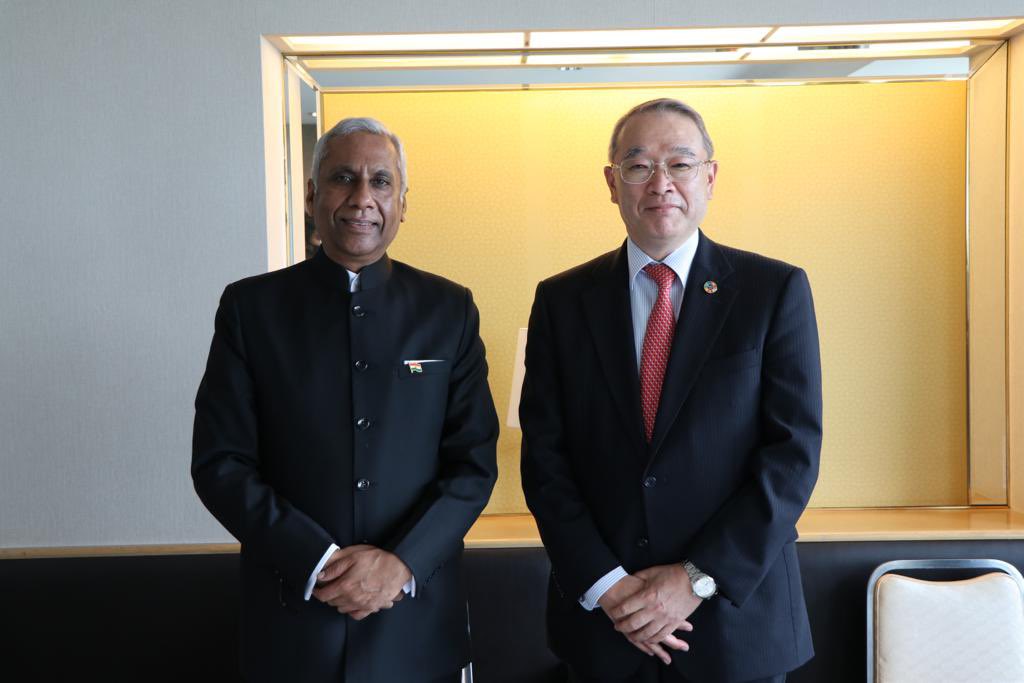 Nobuhiro Endo, Chairman, Board of Directors, NEC Corp. 

Waiting to meet our Hon’ble PM Shri Narendra Modi in Tokyo. 

#InvestIndia #NewIndia