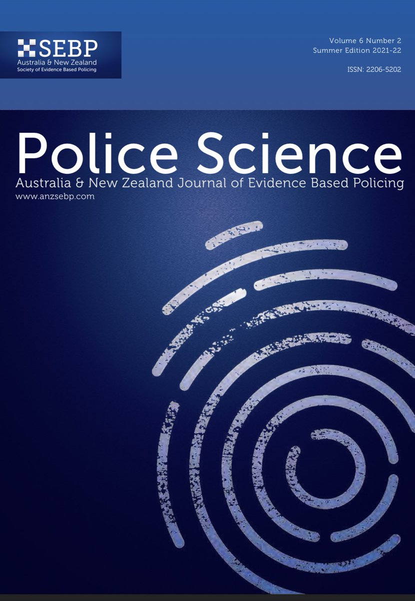If you’ve not checked it out yet, here’s the summer edition of #policescience. We’re taking submissions for the winter edition NOW! If you have a policing research story to tell please email us at anzsebp@gmail.com #ebp #evidence #police anzsebp.com/wp-content/upl…