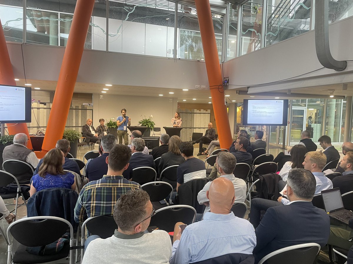 Atelier verdissement des flottes organisé dans le cadre du pacte de logistique urbaine par @NantesMetropole et interlud.
Sujet crucial d’aujourd’hui et de demain pour la décarbonation des modes de livraisons. #logistiqueurbaine