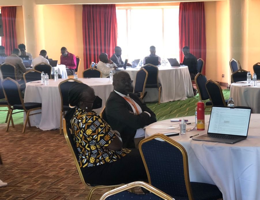 Manager Programs <a href="/evelyn_akello/">Evelyn Akello</a> presenting at the grand opening of the national Health Information Exchange  registry stakeholders mtg at <a href="/GCHKampala/">GOLFCOURSEHOTEL</a>. Paul Mbaka Asst. Commissioner Dept of Health Informatics <a href="/MinofHealthUG/">Ministry of Health- Uganda</a> in attendance <a href="/MakSPH/">Makerere University School of Public Health</a> <a href="/CDCGlobal/">CDC Global Health</a> #RRH #DistrictLocalGovt