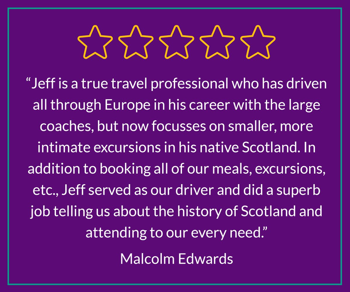 PurpleHeather17's tweet photo. Another great review! So pleased that you enjoyed your tour!

If you're looking for a beautiful, unique, and fun tour around Scotland then please get in touch on 07428 693623.

#purpleheatherscottishtours #tours #scotland #travel #holiday https://t.co/yOZwMNLiK4