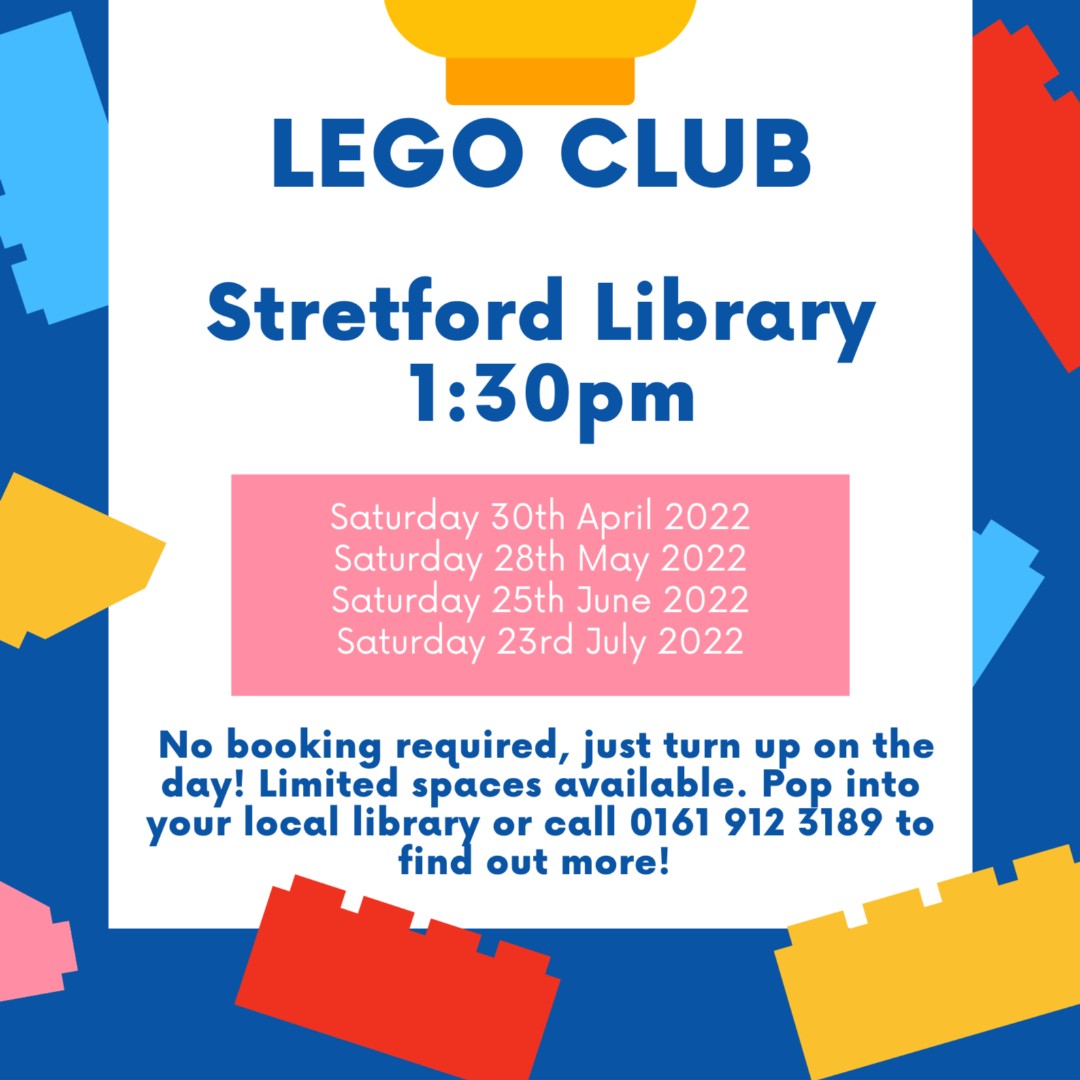 TraffLibraries's tweet image. 🧱 Stretford Lego Club 🧱

Lego Club is coming to Stretford Library this Saturday! All ages welcome (with Duplo available for younger ages) and no booking required, just pop down to get your brick fix. 🏠

#LegoLibrary #LibrariesConnected