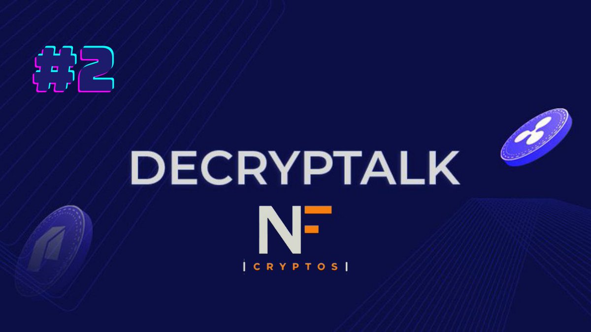 decryptalkFR's tweet photo. Decryptalk x @cryptosNF, aujourd'hui : 19h00. https://t.co/GGuIT0mutF