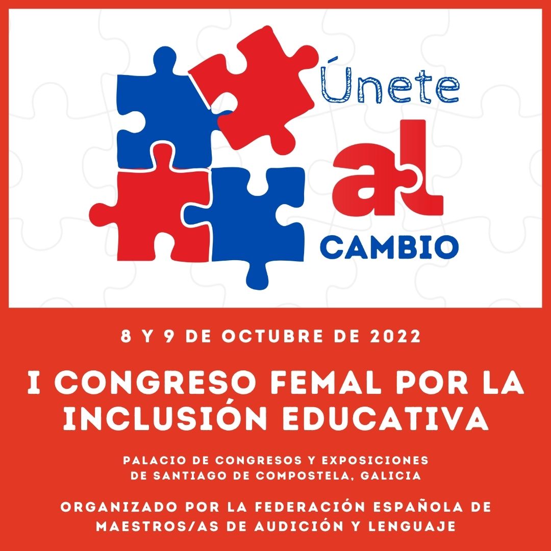 Femal_al's tweet photo. 📢¡POR FIN SALE A LA LUZ LA GRAN NOTICIA! 
‼️Tenemos el placer de anunciar el I CONGRESO #FEMAL POR LA #INCLUSIÓN EDUCATIVA – #ÚNETEALCAMBIO
📆 8 Y 9 de octubre de 2022
📍Santiago de Compostela
👀¡¡Atentos a nuestras siguientes publicaciones!! 

#movimientoAL #másALmásInclusión https://t.co/IECYDMqTwF