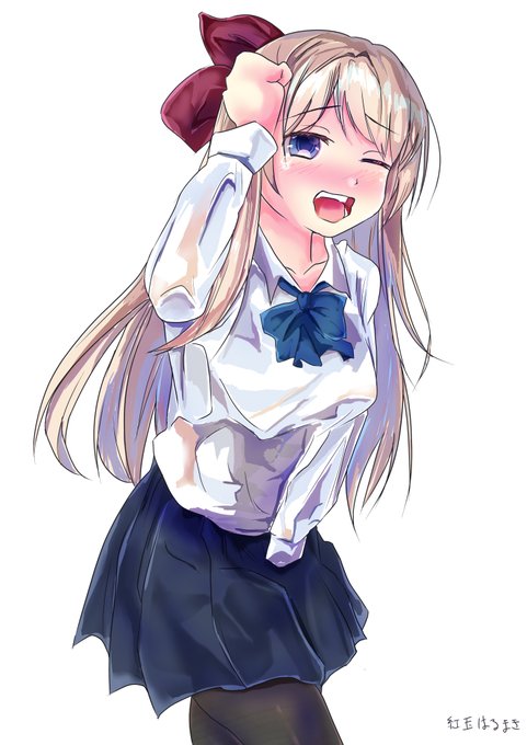 看板娘やよいを描いてます。続きは後日やります。女子トイレのドアを必死にたたいているおしがま弥生ちゃん❣ 