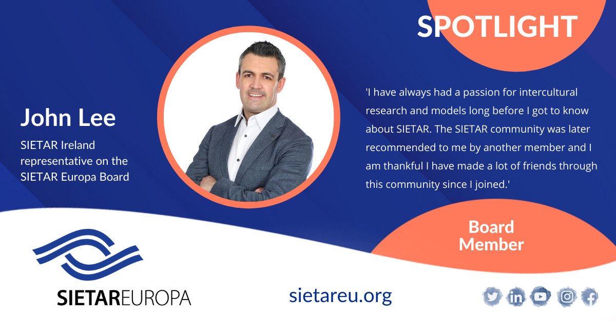 Learn what drew SIETAR Ireland representative on the <a href="/SIETAREUROPA/">SIETAR Europa</a> Board <a href="/john_w_lee/">John Lee</a> to join our community, and head to sietareu.org/join-us/ if you'd like to do the same! #SEUVC #interculturaltraining #SIETAR
