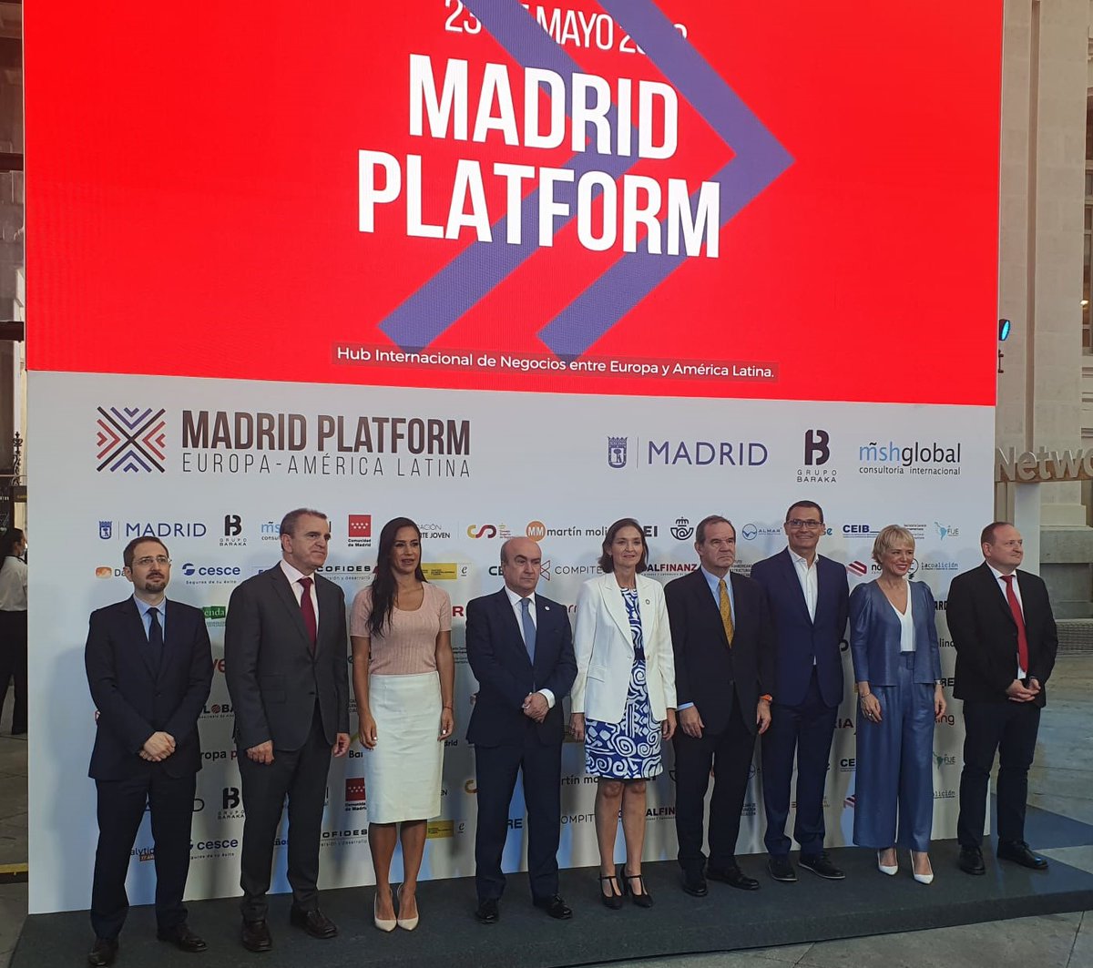 Madrid_MIA's tweet photo. Hoy más que nunca, Madrid se consolida como principal puente de unión entre Iberoamérica y Europa para hacer negocios con la inauguración de @Madrid_Platform 
@MADRID @economia_madrid @_CEIM_ 
#madridplatform #Europa #Iberoamerica https://t.co/4UvdxxLuMm