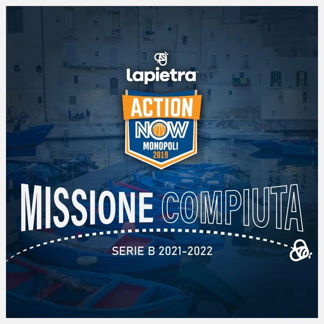 ActionNow2019's tweet photo. OBIETTIVO RAGGIUNTO!

Grazie a tutti, è stato Bellissimo!

✔️

#serieb @LNPSOCIAL #Monopoli https://t.co/DBfvFdcevT