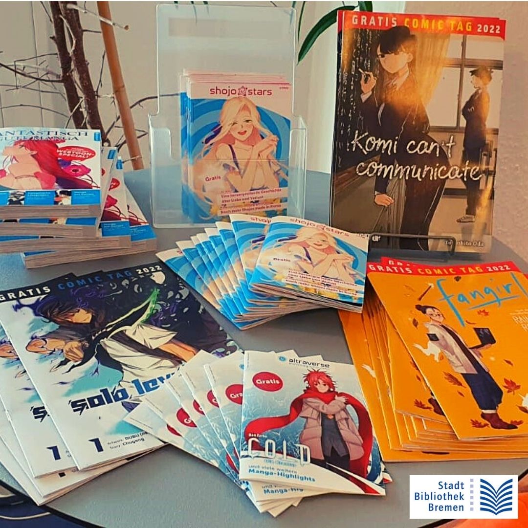 Stadtbibliothek Bremen (@stabi_bremen) on Twitter photo Kleiner Tipp: In unserer Bibliothek in der Vahr haben wir noch Restbestände des <a href="/gratiscomictag/">gratiscomictag</a> - schaut gerne vorbei! #Bremen Kleiner Tipp: In unserer Bibliothek in der Vahr haben wir noch Restbestände des <a href="/gratiscomictag/">gratiscomictag</a> - schaut gerne vorbei! #Bremen