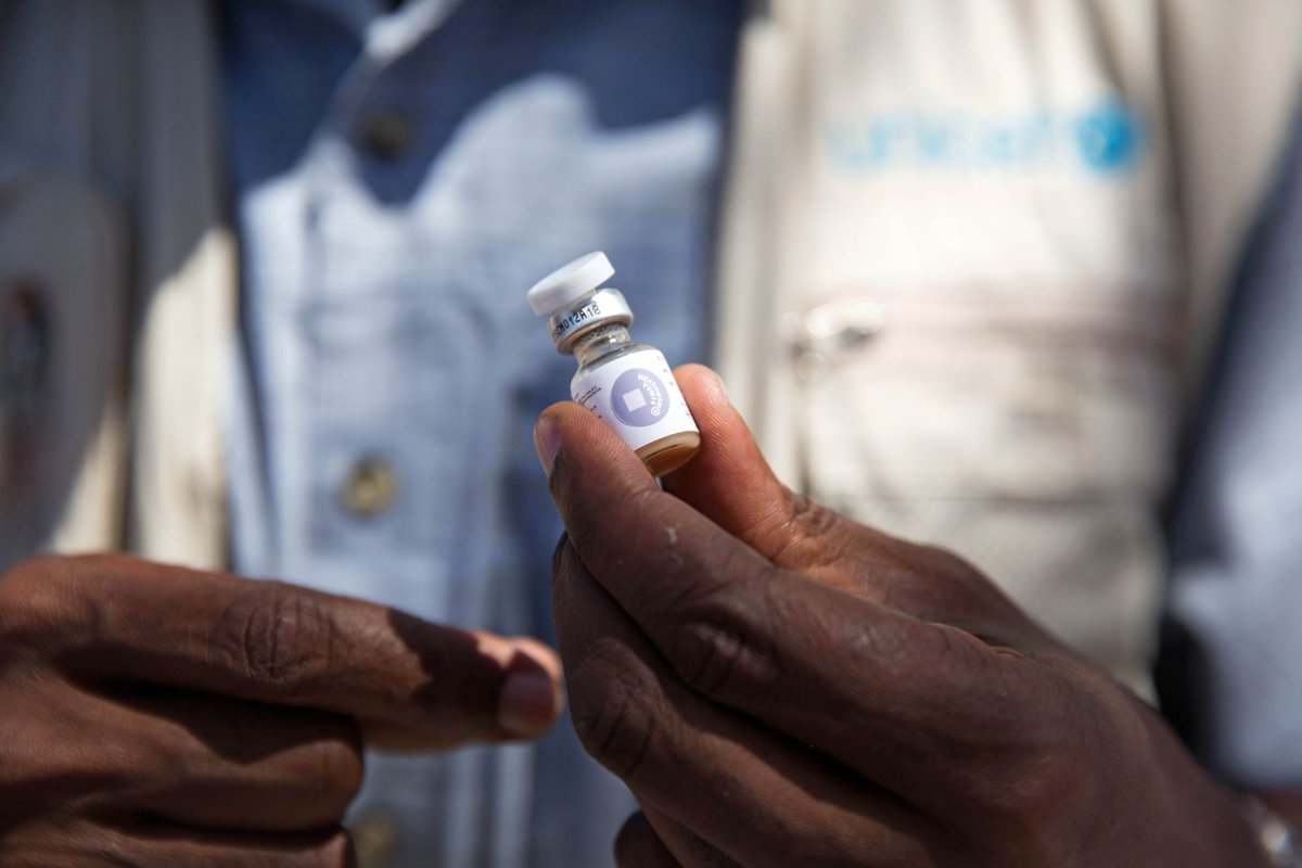 UNICEFMalawi's tweet photo. #Cholera is an infectious disease and can quickly become fatal. As cases continue to spread, we’re supporting the Ministry of Health with the week-long #cholera vaccination campaign, which starts today. https://t.co/nfb7PbpuTe