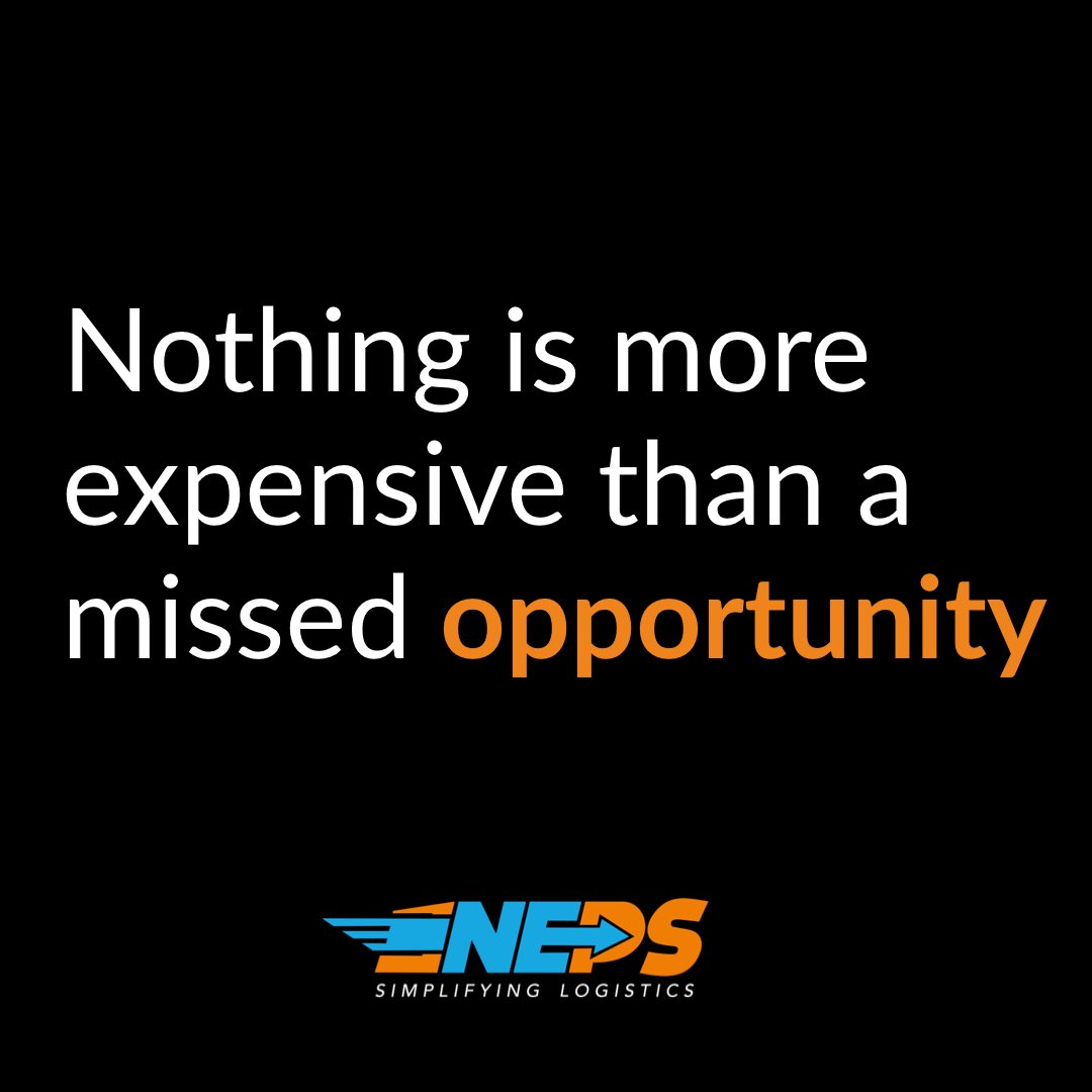 #mondaymotivation 

Be more conscious of the opportunities you are constantly surrounded with. 

Have a productive week! 🚚💨

PROMPT - EFFICIENT - WE DELIVER 

#neps #simplifyinglogistics #timecriticalsolutions #dedicateddelivery #samedaydelivery