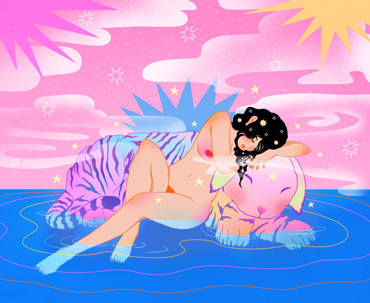 _sadmx's tweet photo. ‘Todo va a estar bien’/Everything will be OK 💕✨

New 1/1 piece for my 💫 Whimsical Illusions✨ collection on @opensea 

Now available to collect for 0.2 $ETH
#WomeninNFTs #OpenSeaNFT #NFTCommunity 

Link below👇🏼✨ https://t.co/G9ZkNeoVX0