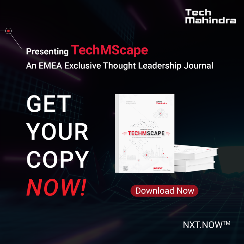 tech_mahindra's tweet photo. Rajesh Chandiramani, Business Head - CME, EMEA & APJI, @Tech_Mahindra, shares his views on #NextGen Technologies, in #TechMScape – An EMEA Exclusive Thought Leadership Journal.
📖Get your copy NOW - https://t.co/uoqYsrSLgS
#NxtNow #TechMahindraEurope