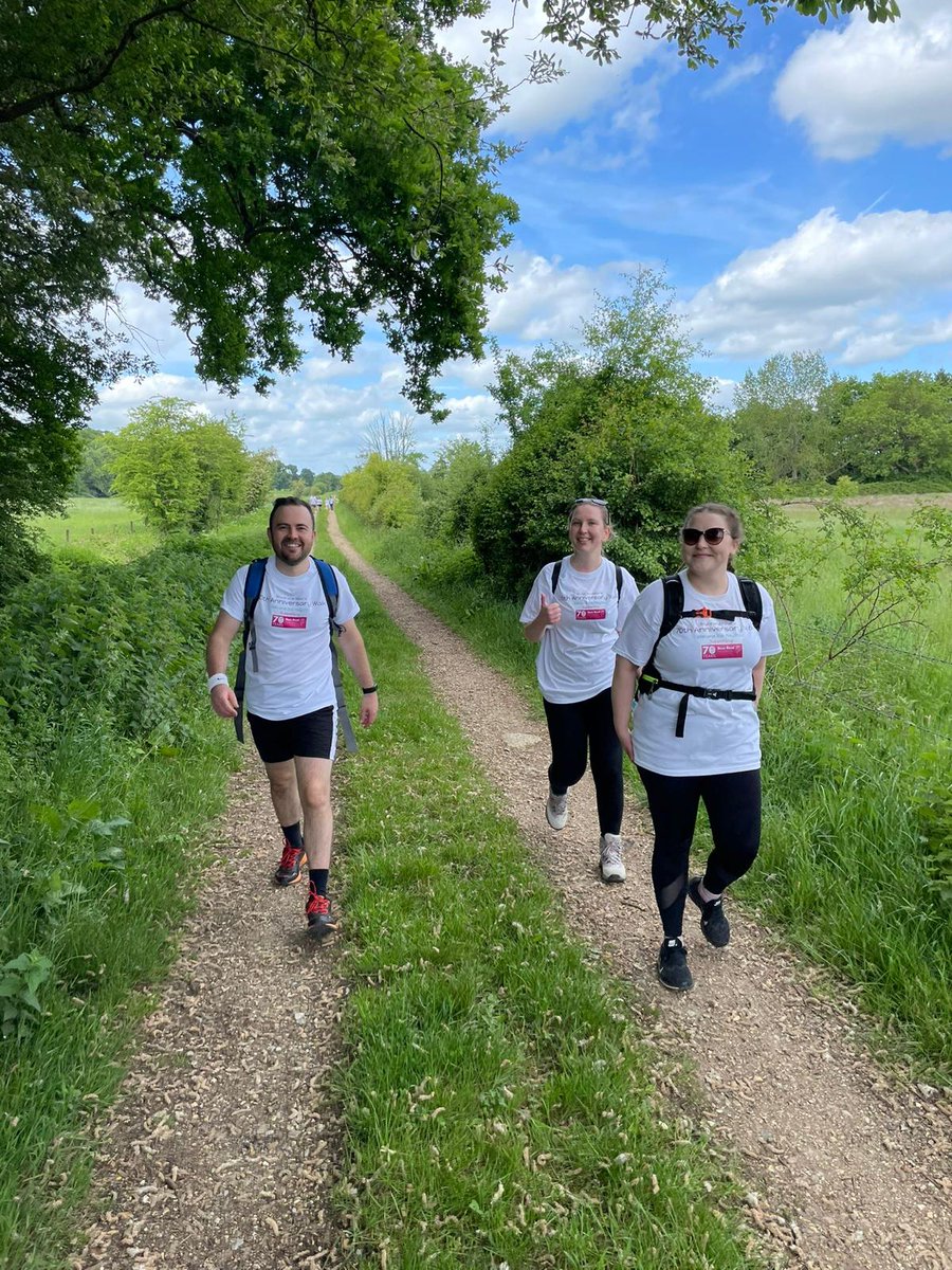 churcherssol's tweet photo. Well done to the Churchers team that walked the Test Way this weekend raising funds for @Rose_Road - it was a beautiful day for it. You can help the cause by donating here: https://t.co/wtnPzre0TB
#testway #solicitors #walking #roseroad https://t.co/Ev0kBeDmar