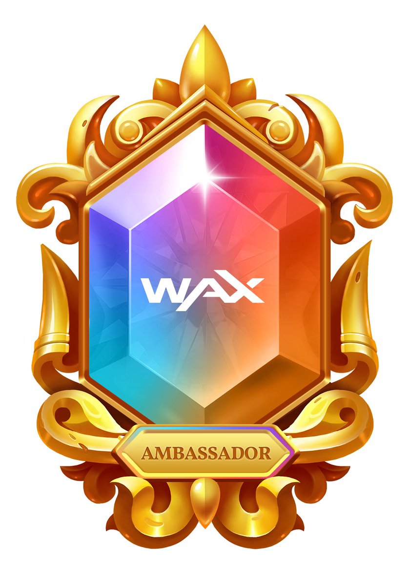 diegediege's tweet photo. I am proud to announce I have been selected as a @WAX_io ambassador with the Gold Ambassador Badge! 

This is one of my greatest achievements in the #crypto space so far!

We will be celebrating this week with a giveaway or 2! https://t.co/sg99lnjJFI