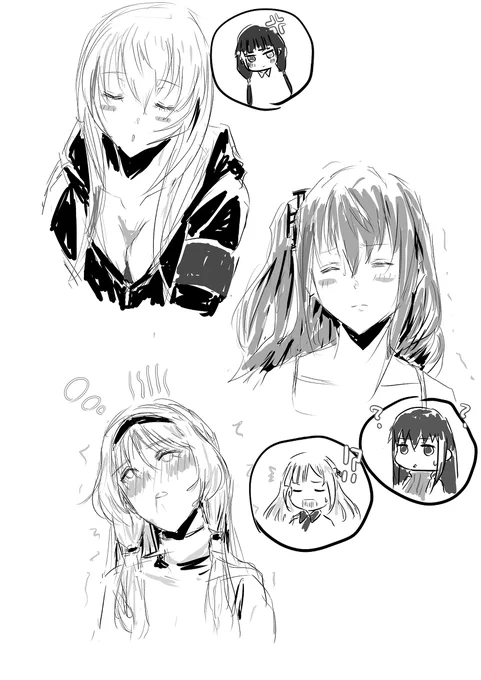 【ドルフロ】待ち【キスの日】 #ドールズフロントライン #少女前線 #ドルフロ #少女前线 #M4SOPMODII(ドールズフロントライン) #STAR-15(ドールズフロントライン) #AN-94(ドールズフロントライン) https://t.co/cuXh7twowP 