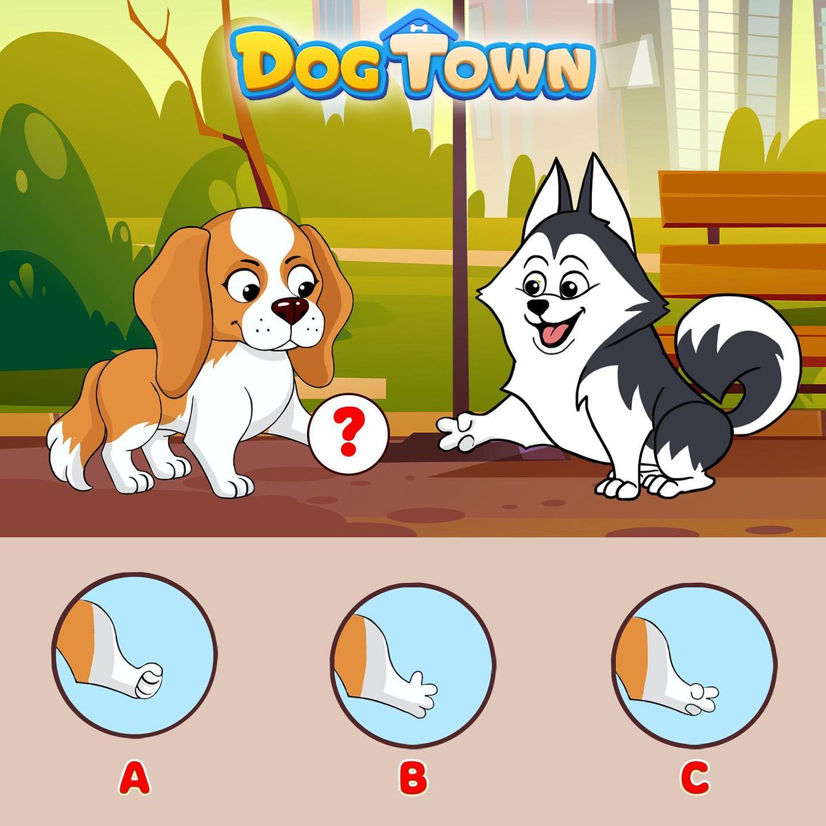 DogTownGame's tweet photo. Let's play 𝗥𝗼𝗰𝗸 𝗦𝗰𝗶𝘀𝘀𝗼𝗿𝘀 𝗣𝗮𝗽𝗲𝗿. 🤩 Choose one of the answers mentioned below to help Rex win. 🥇 Should it be A, B or C❓ The lucky ones will grab 𝟮𝟬𝟬 𝗱𝗶𝗮𝗺𝗼𝗻𝗱𝘀.💎
#DogTown #DogLovers #DogLove #RockScissorsPaper https://t.co/ZeKBFEkWaQ